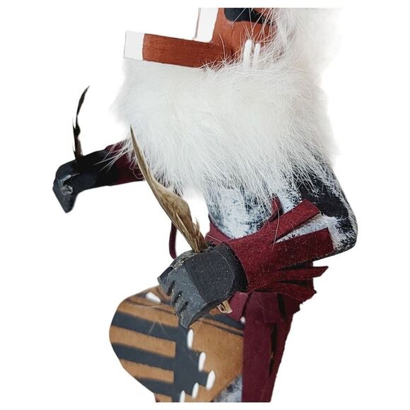 Vintage Mud Head Hopi Handmade Native American Kachina Doll Hand Painted Indian - Picture 8 of 10